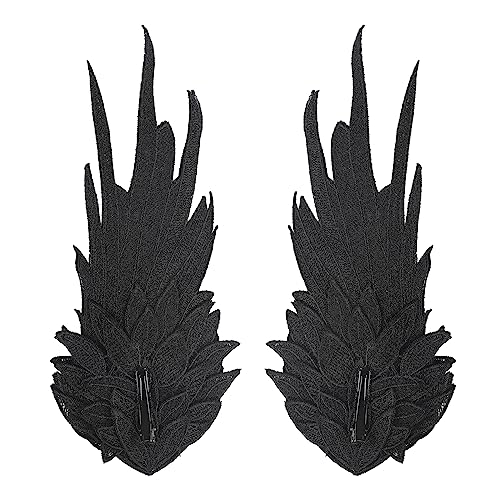 Feather Angel Wings Christmas Halloween Hair Clips Mardi Gras Hair Barrettes Lolita Cosplay Headband Hair Band