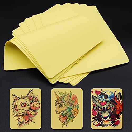 Tattoo Practice Skin - Autdor 10Pcs Blank Tattoo Practice Skin Double Sides 8x6x0.05" Tattoo Fake Skin Thin Soft Silicone Pads Microblading Eyebrow Practice Skin for Tattoo Skin Practice Kit