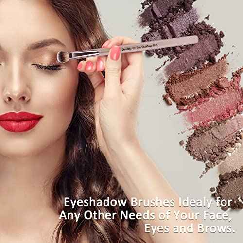 Makeup Brushes, Daubigny 16Pcs Complete Premium Synthetic Makeup Brush Set with Professional Foundation Brushes Powder Concealers Eye shadows Blush Makeup Brush for Perfect Makeup (Champagne Gold)