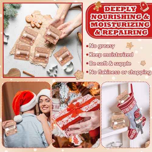 24 Pcs Hot Cocoa Bar Flavor Lip Balms Bulk Hot Chocolate Coffee Bar Supplies for Guest Lip Balm Gift Set Travel Size Lipstick Winter Baby Shower Christmas Birthday Favors Decorations