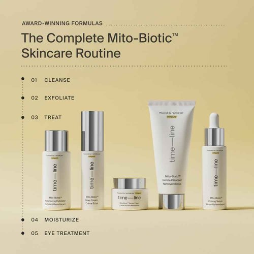 Timeline Mito-Biotic™ Travel Size Barrier Cream Nourishing Moisturizer With Peptides to Restore Dry Skin & Strengthen Barrier - .51 Fl Oz