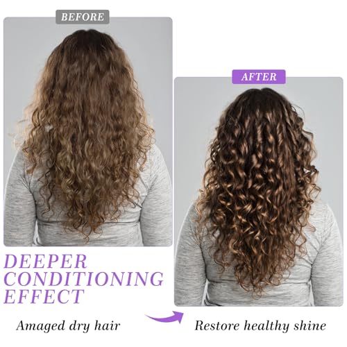 Hair Steamer for Deep Conditioning: Upgraded Thermal Cap with 10-Level Fast Heating, 3 Timer Settings, XL Hood for Natural, Curly & Black Hair ? Portable Steam Cap for Home Hair Treatments