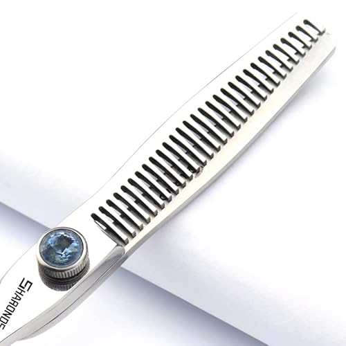 Professional Japanese Hair Scissors - 440C Stainless Steel/Rose Razor Edge (6-Inch, 3-Piece Set) with Gift Scissor Bag