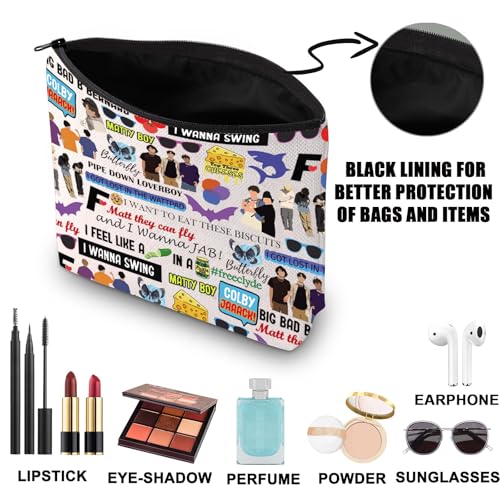 JNIAP Channel Video Makeup Bag Channel Video Gifts Team Orange Purple Blue Gifts Channel Video Merch (wanna swing mb)