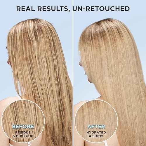 L'Oreal Paris Clarify Sulfate Free Shampoo with Antioxidants, Clarifying Shampoo for Hard Water Exposure and Styling Build-up, EverPure, 6.8 Fl Oz