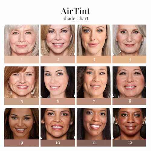 Jerome Alexander MagicMinerals AirTint Tinted Moisturizer AirBrush Spray Light | Tinted Moisturizer Spray with Anti-Aging Ingredients | Fair |2PC