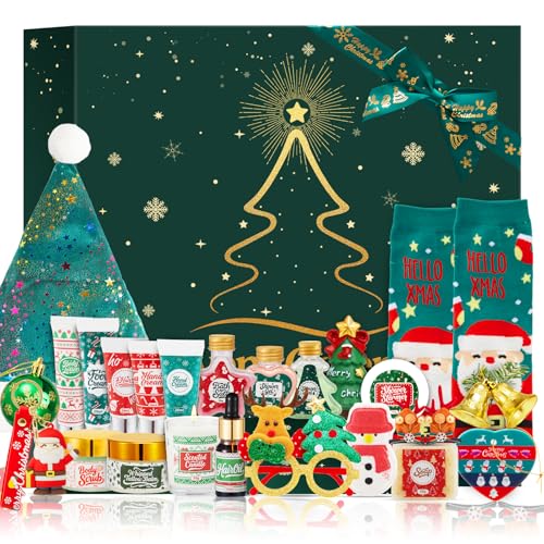 Advent Calendar 2025 ? Skincare Gift Set for Women, 24 Day Christmas Gifts, Holiday Beauty Gift Box, Spa Gift Basket for Mom & Teen Girls