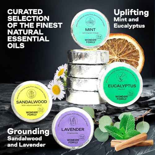 Shower Steamers Aromatherapy Gift Set for Women & Men (Eucalyptus)