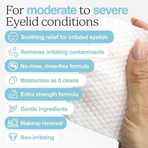 Archie's Remedies Eyelid Wipes and Lid Scrub - 30 Pre-Moistened Wipes - Australian Tea Tree Oil, Paraben-Free, SLS-Free, Phthalate-Free, Ideal for Sensitive Skin and Daily Eye Care
