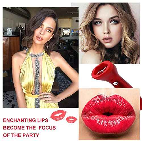 Lip Plumper Tool,CXGTCI Lip Suction Plumper Device Tool,Automatic Lip Plumpers Electric Lip Enhancer Fuller Device 3 Strength USB Charging Lip Thicker Tool