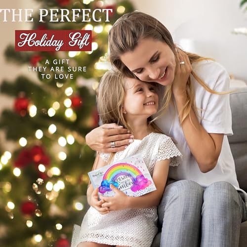 Bath Bombs for Kids - Natural Magic Rainbow BathBombs with Organic Ingredients, Moisturizing, Vibrant Colors & Rich Bubbles, Cloud Bath Bombs, Stocking Stuffers, Christmas Gifts for Kids, Girls, Boys