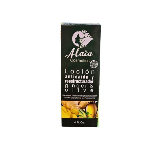 Alaia Cosmetics Corp - Advanced Hair Growth Stimulator. Ginger and Olive Dropper. Restores the hair follicle and prevents hair loss, provides natural shine, firmness and softness to the scalp. 4oz