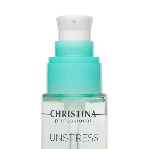 -CHRISTINA- Unstress Eye and Neck Concentrate Hydrating Peptide Serum for Face | Soothing Relief and Softening Effect | Face Serum Balances Skin Microflora 1 fl. oz (30 ml)