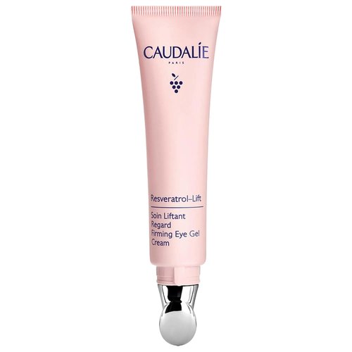 Caudalie Resveratrol-Lift Firming Depuffing Eye Gel Cream with Peptides, Hyaluronic Acid, and Vegan Collagen I - 15 mL