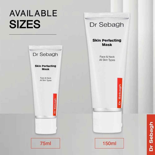 Dr Sebagh Skin Perfecting Mask - 150 ml | Deep Cleansing & Pollution Purifying | Refine Pores & Clear Impurities | Ideal for All Skin Types | Softens & Moisturises