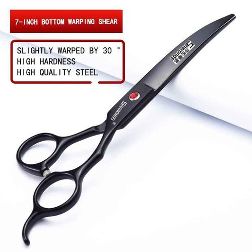 SHARONDS 7 Inch Stainless Steel Professional Barber Scissors Hair Thinning Scissors Hairdresser or Home Hairdresser Variant/Hybrid Scissors (7 inch-4pc)
