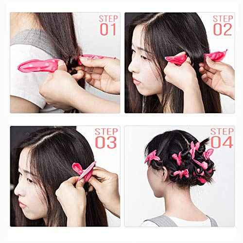 40Pcs Soft Curlers To Sleep In Overnight Hair Rolllers Curlers For Long Hair Pillow Sponge Rollers For Curly Hairstyle