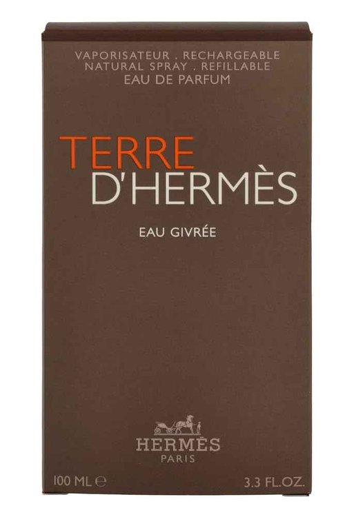 Hermes Terre d'Hermes Eau Givree for Men Eau de Parfum Spray, 3.4 Ounce (Refillable)