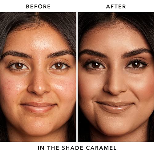 Jouer Essential High Coverage Crème Foundation | Men & Women | Available in 50 Shades for All Skin Tones | Healthy Ingredients | Paraben, Gluten & Cruelty Free | Vegan Friendly,Caramel-Tan skin with golden-yellow undertones