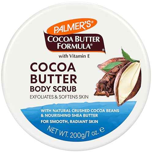 Palmer's Cocoa Butter Formula Exfoliating Body Scrub for Smooth Skin, Skin Exfoliator for Women and Men, 7 oz