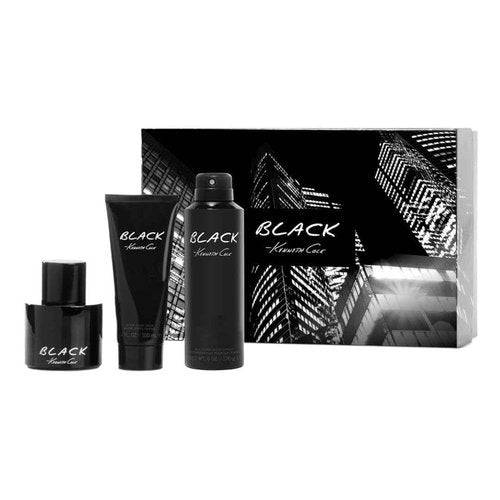 Kenneth Cole Black Eau de Toilette 3 PC Gift Set for Men