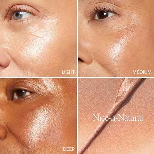 LAURA GELLER NEW YORK The Wonder Balm Complexion Enhancer - Hydrating Weightless Subtle Hint of Color + Glow for Mature Skin - Vegan Squalane - Apply to Cheeks & Lips (01 Nice-n-Natural)