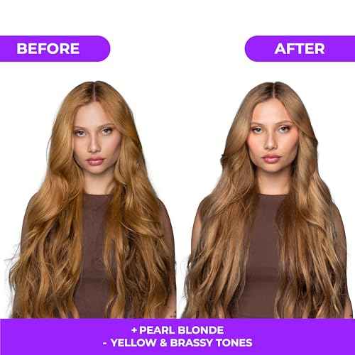 naissant Perla Beige Hair Purple Toning Mask | Eliminates Brassiness | Neutralizes Yellow & Orange Tones | Paraben, Ammonia & Sulfate Free | Pro-Vitamin B5, Olive Oil & Honey (Perla Beige) 10.1 Fl Oz