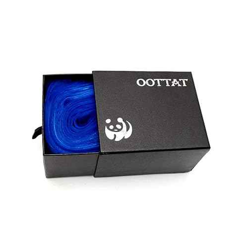 Tattoo Clip Cord Covers,One Box of 100PCS Plastic Blue Tattoo Clip Cord Sleeves,Tattoo Clip Cord Covers for Tattoo machine Wires Supply (Blue)
