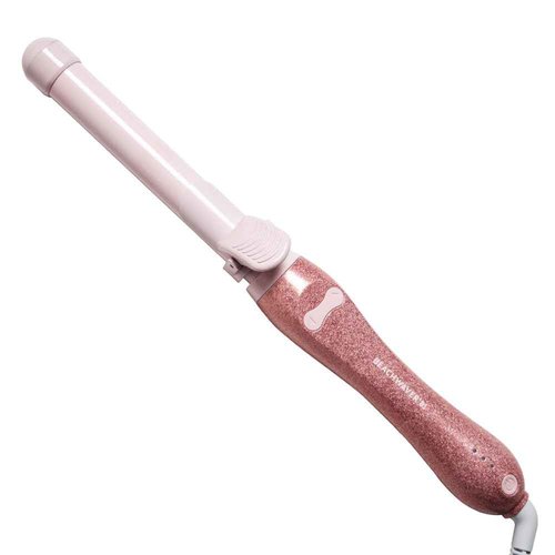 The Beachwaver Co. Beachwaver B1 Rotating Curling Iron - Pink Glitter | Automatic 1 Inch Ceramic Curling Iron | Auto-Shut Off, Travel-Friendly, Dual Voltage | B-Series (BW16H1)