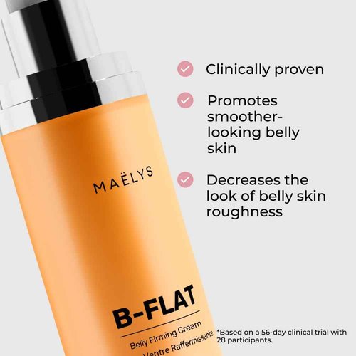 MAËLYS Cosmetics B-FLAT Belly Firming Cream - Stretch Mark Tightening Belly Cream - 3 Pack