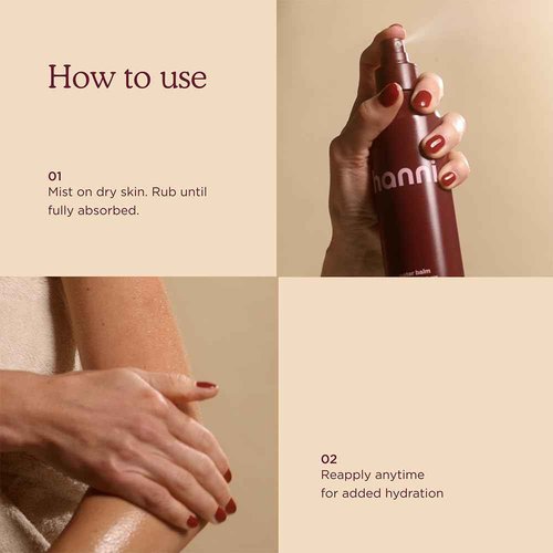 HANNI Splash Salve Body Mask and Water Balm Hydrating Body Mist Bundle