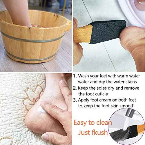 Foot File/Rasp,Exfoliator Pedicure Tool Foot Callus Remover Scrubber for Dead Skin,Corn and Hard Skin - Pumice Stone for Cracked Feet,Heels, Elbows, Hands in Shower