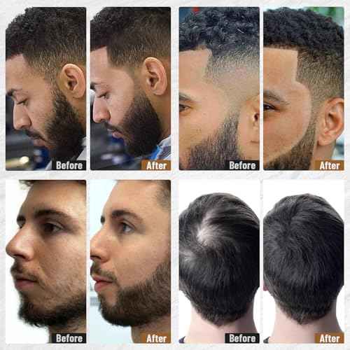 Enhancement Color Hair Enhancer For Beard & Lineup - Water Resistant Hairline Filler Spray Enhancements Barber Spray - Barber Beard Liner For Thicker & Fuller Hairstyling Men's Grooming Products