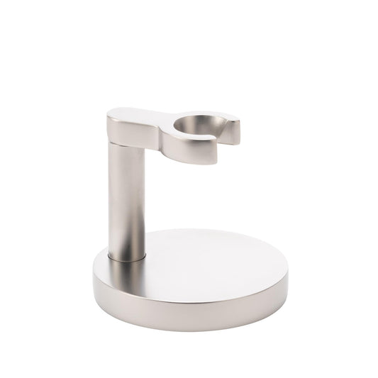MÜHLE Single Holder for Classic Safety Razors - for Rocca and Companion Razors - Matt Chrome Shaving Stand