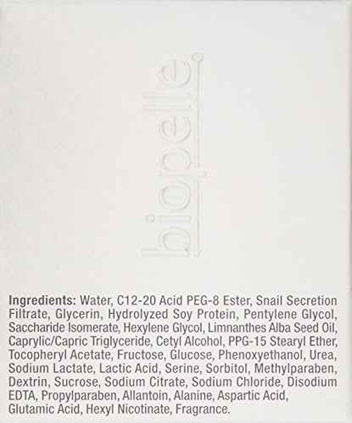 Biopelle Tensage Growth Factor Advanced Moisturizer Face Cream with SCA 6 Biorepair Index, Snail Mucin Moisturizer with Hyaluronic Acid, Antioxidants, and Vitamin C and E, 1 Oz
