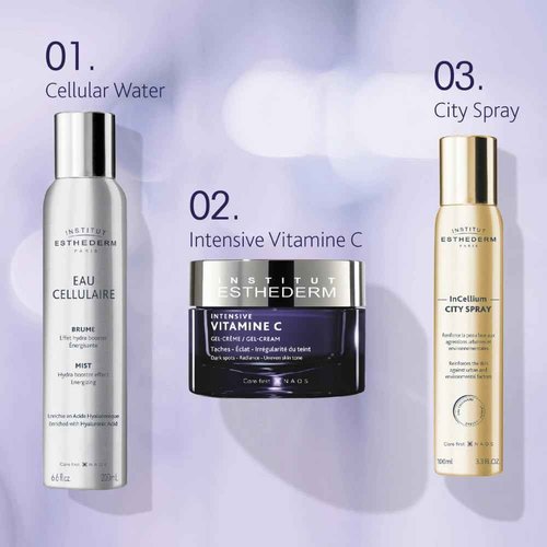 Institut Esthederm Intensive Vitamin C Cream, Aging Face Cream for Dark Spots and Firming, Face, Neck and Décolleté