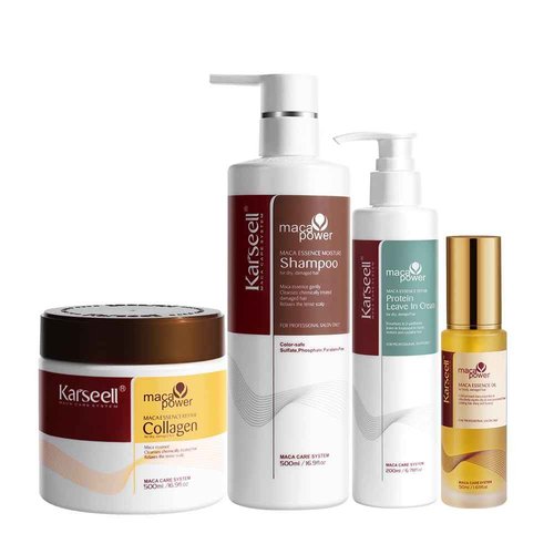 Karseell Collagen Hair Treatment Deep Repair+ Argan Oil Shampoo+Leave-In Conditioner