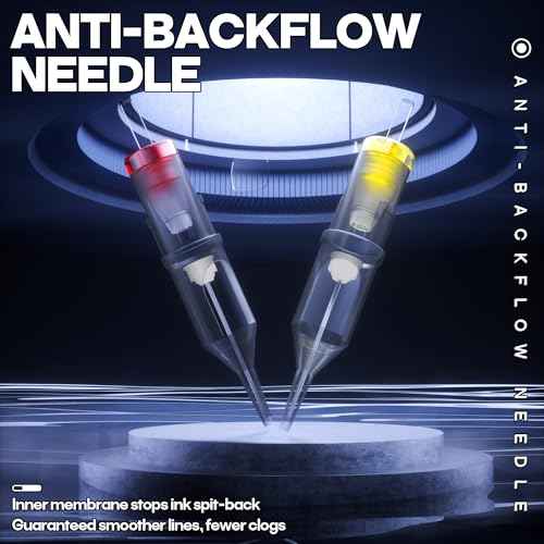 Poseidon Tattoo Cartridge Needles 50Pcs Assorted Mixed Size Round Liner Shader Magnum Curved/Round Mag 5rl 7rl 9rl 5rs 7rs 9rs 15m1 21m1 15cm 21cm Disposable Membrane Tattoo Needles