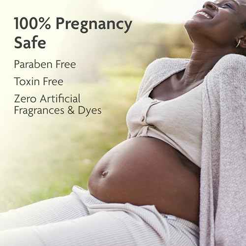 TriLASTIN Stretch Mark Cream for Pregnancy - 4 fl oz, Citrus Scent - Pregnancy Stretch Mark Prevention & Pregnant Belly Cream & Belly Oil for Pregnant Women - Paraben Free