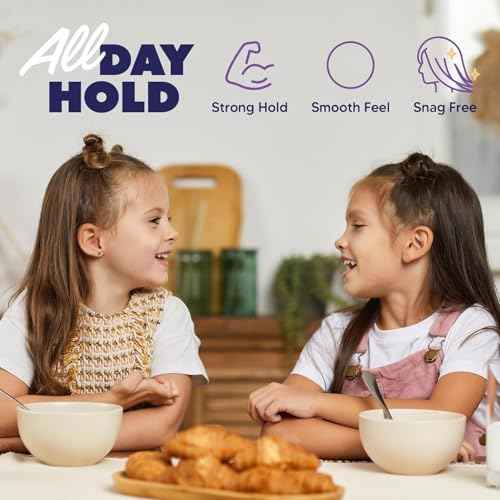 Clear Elastics 1 inch Hair Band Large for Thick or Thin Hair