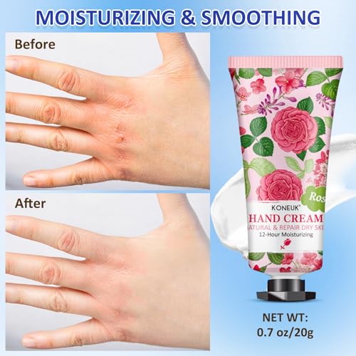 32 Pack Hand Cream Gift for Women, Bulk Hand Lotion Travel Size for Dry Cracked Hands, Mini Moisturizing Hand Cream for Christmas Gifts, Mom Gifts, Stocking Stuffers and Bridal Shower Favors