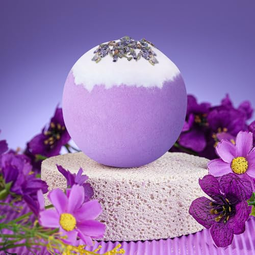 Birthday Gifts for Women - Christmas,Valentines Day,Birthday,Thanksgiving Day,Mothers Day Gifts - Unique Lavender Spa Basket Set Gift for Mom,Wife,Aunt,Daughter,Sister,Girlfriend,Her