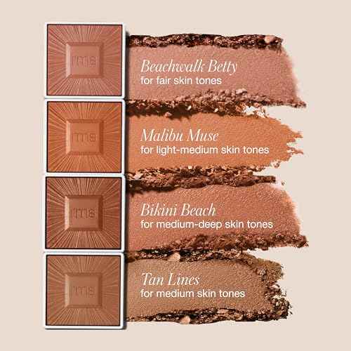 RMS Beauty Redimension Hydra-Bronzer Cream Bronzer & Highlighter | Hydrating Lightweight Formula | Medium Shade for Natural Glow & Sculpted Contour