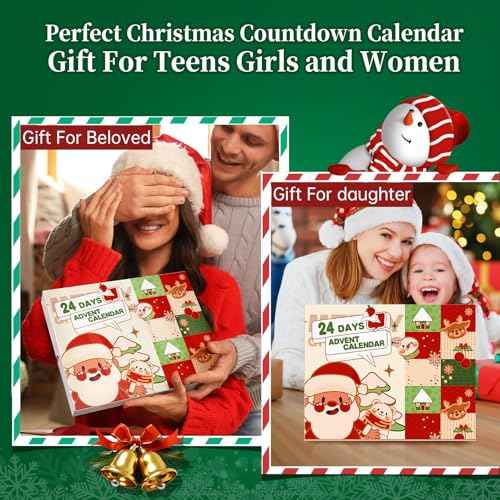 Makeup Advent Calendar 2025 Teen Girls Women£¬24 Days Beauty Advent Calendar Christmas Countdown Make up Gift Set, 2025 Xmas Gift Surprise Box Calendar Full Size