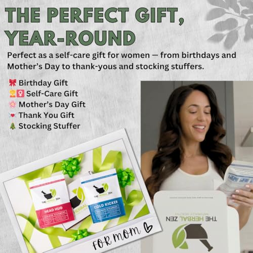 Aromatherapy Shower Steamer Gift Set - Christmas Gift - Adult Stocking Stuffer - USA Made - Shower Bomb Tablets Made with Soothing Natural Essential Oils - Relaxation Gift for Women and Men