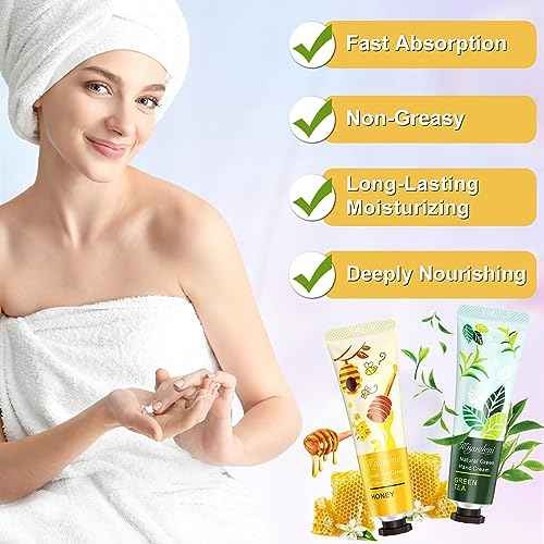 40 Pack Hand Cream Bulk Gifts- Mini Hand Lotion Travel Size, Birthday Gifts for Women, Bridesmaid/Teacher Appreciation/Nurse Gifts, bulk gifts for coworkers Hand Lotion for Dry Cracked Hands