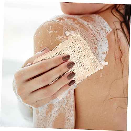 40pcs Colorful Cotton Linen Soap Bags Exfoliating Bathing Soap Pouches for Handmade Facial Mesh Storage Bags Drawstring for Easy Use and Draining