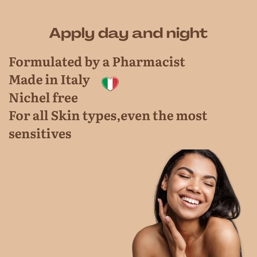 The Italian Pharmacy Healthy Radiance Vitamin E Face Serum with Grapeseed Oil - Nourishing & Brightening Formula