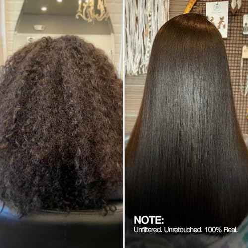 Keratin Hair Treatment Frizz Control Salon Smoothing Long Lasting Cream for All Frizzy Free Curly Dry Damaged - Professional Brazilian Complex Blowout Straightening For Silky Smooth - 3.4 Ounce