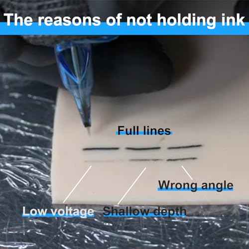 Silicone 3MM Tattoo Fake Skin 10Pcs 7.4X5.6" 3MM Tattoo Practice Skin Thick Soft Silicone Fake Skin for Beginer and Artists